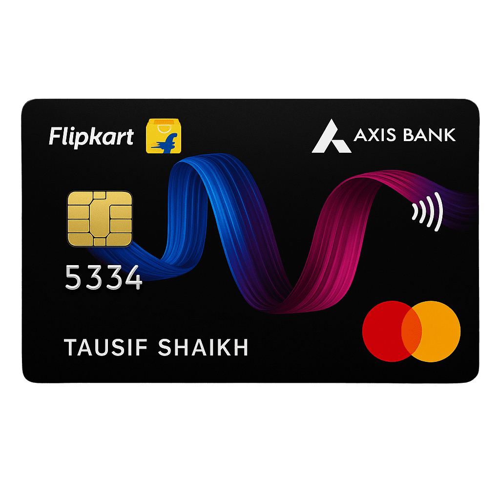 Flipkart Axis Bank Credit Card Vertical Front View 2025