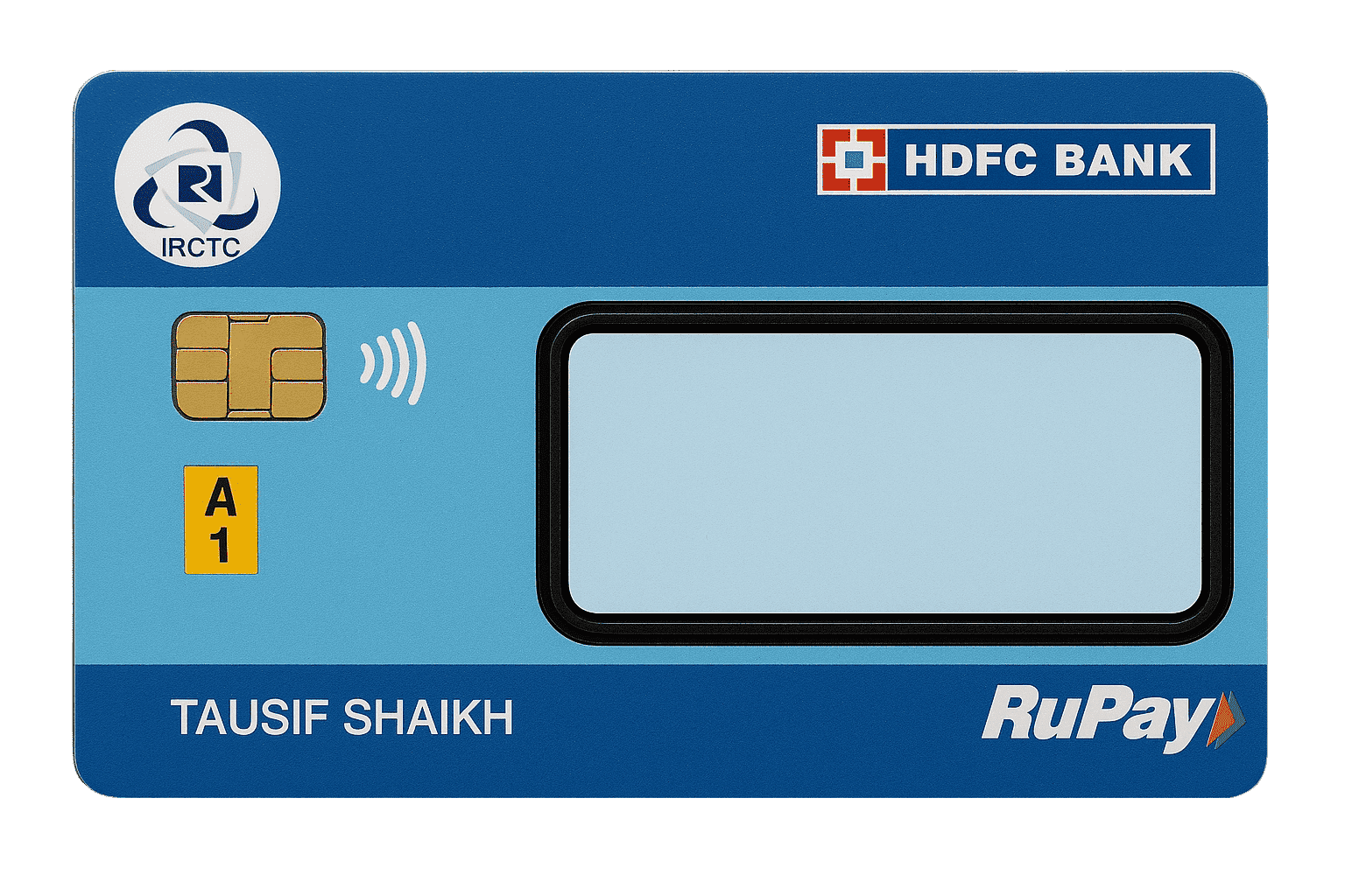 HDFC RuPay IRCTC Credit Card – 2025 Updated Design