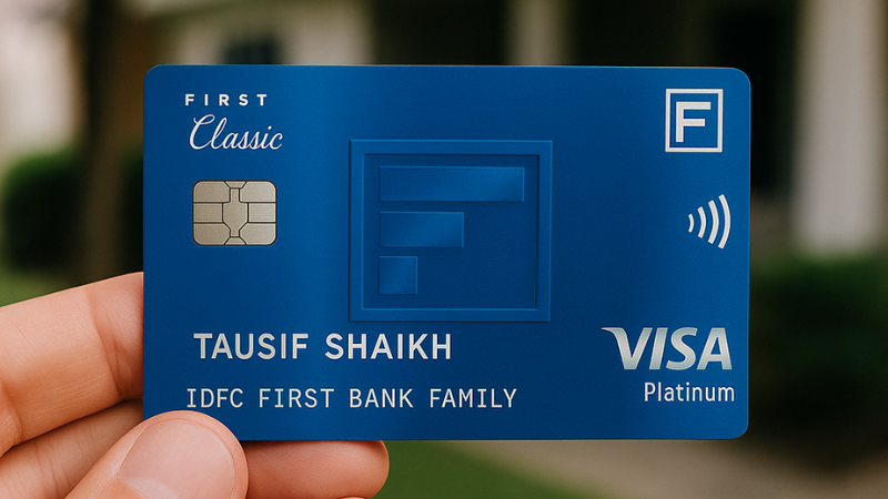 IDFC FIRST Classic Credit Card Design 2025