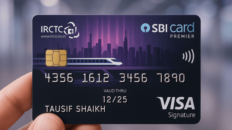 IRCTC SBI Premier Credit Card Design 2025