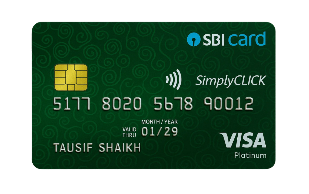 SBI SimplyCLICK Credit Card – 10X Online Rewards Card